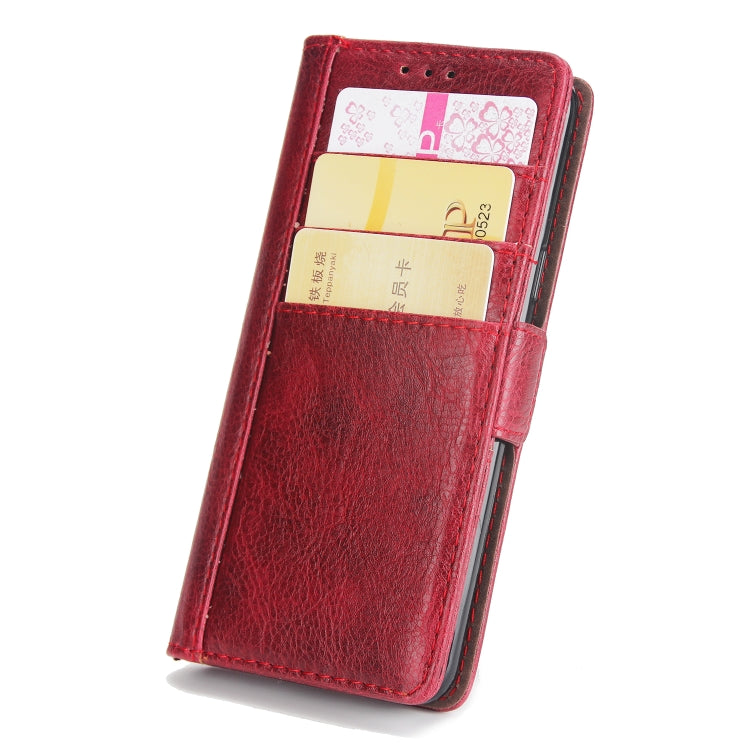 For Galaxy Note8 External Three Card Slots Leather Texture Horizontal Flip TPU + PU Case, with Card Slots & Holder & Wallet