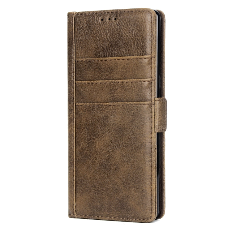 For Galaxy Note8 External Three Card Slots Leather Texture Horizontal Flip TPU + PU Case, with Card Slots & Holder & Wallet