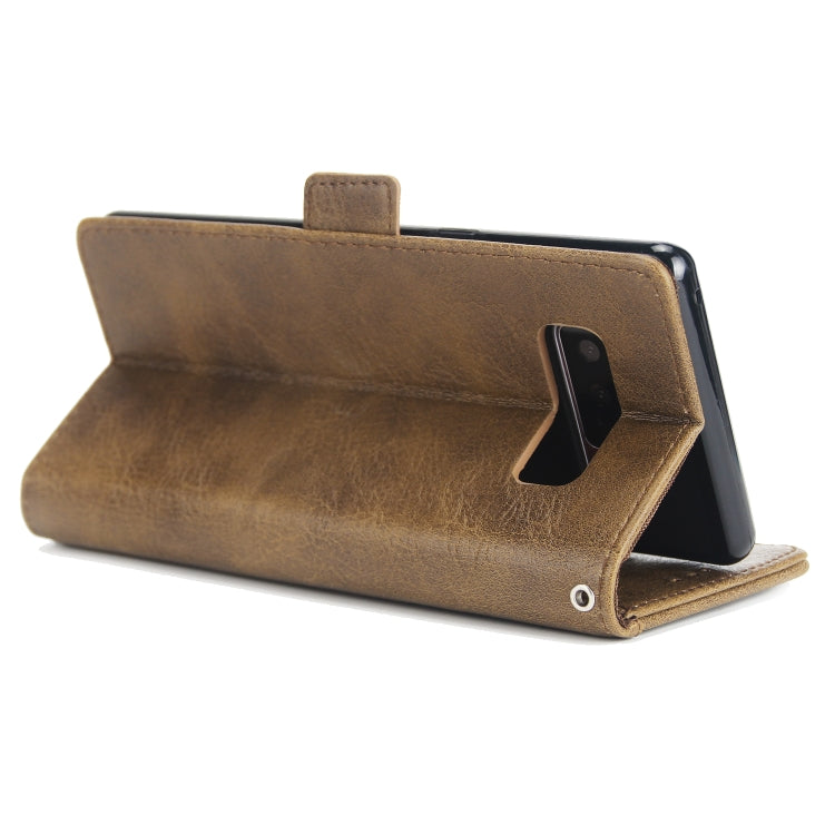 For Galaxy Note8 External Three Card Slots Leather Texture Horizontal Flip TPU + PU Case, with Card Slots & Holder & Wallet