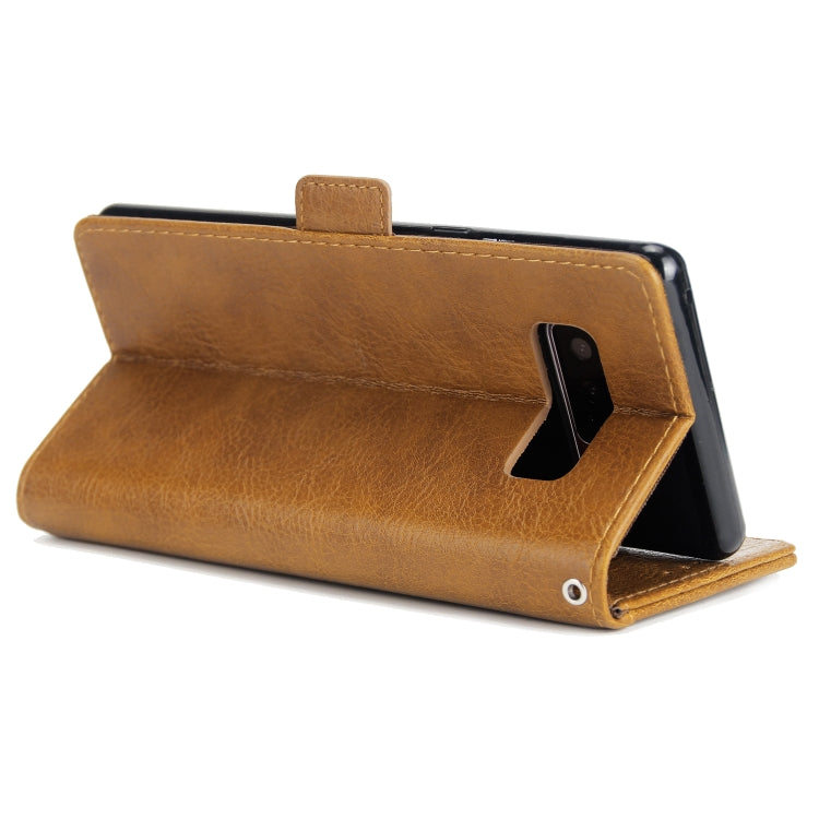 For Galaxy Note8 External Three Card Slots Leather Texture Horizontal Flip TPU + PU Case, with Card Slots & Holder & Wallet