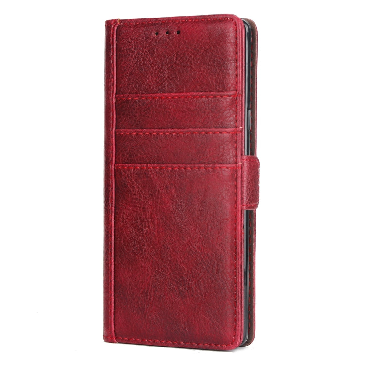 For Galaxy Note9 External Three Card Slots Leather Texture Horizontal Flip TPU + PU Case, with Card Slots & Holder & Wallet