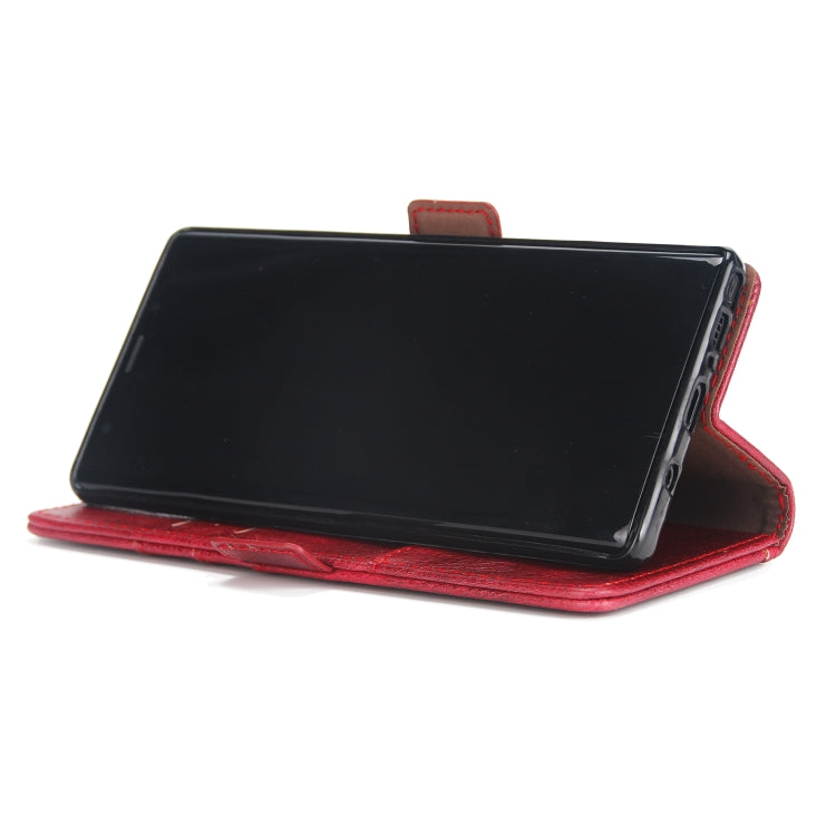 For Galaxy Note9 External Three Card Slots Leather Texture Horizontal Flip TPU + PU Case, with Card Slots & Holder & Wallet