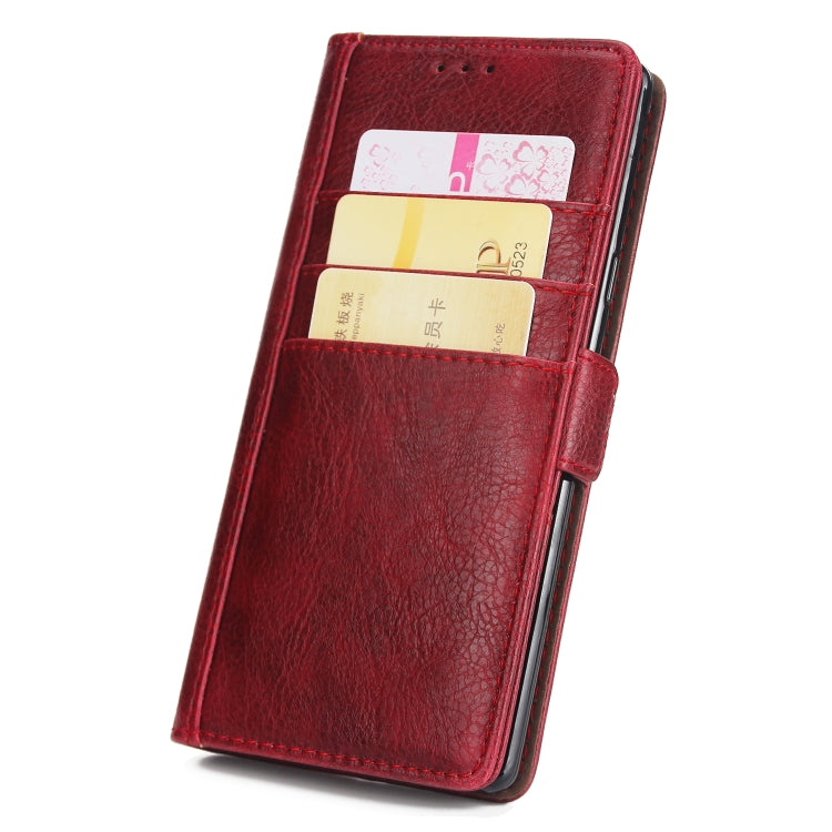 For Galaxy Note9 External Three Card Slots Leather Texture Horizontal Flip TPU + PU Case, with Card Slots & Holder & Wallet