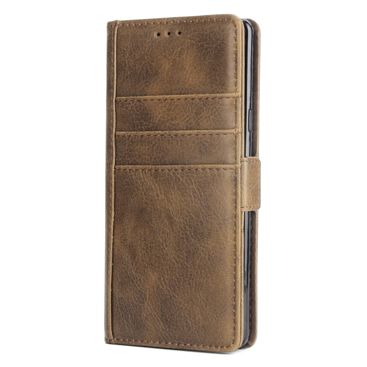 For Galaxy Note9 External Three Card Slots Leather Texture Horizontal Flip TPU + PU Case, with Card Slots & Holder & Wallet