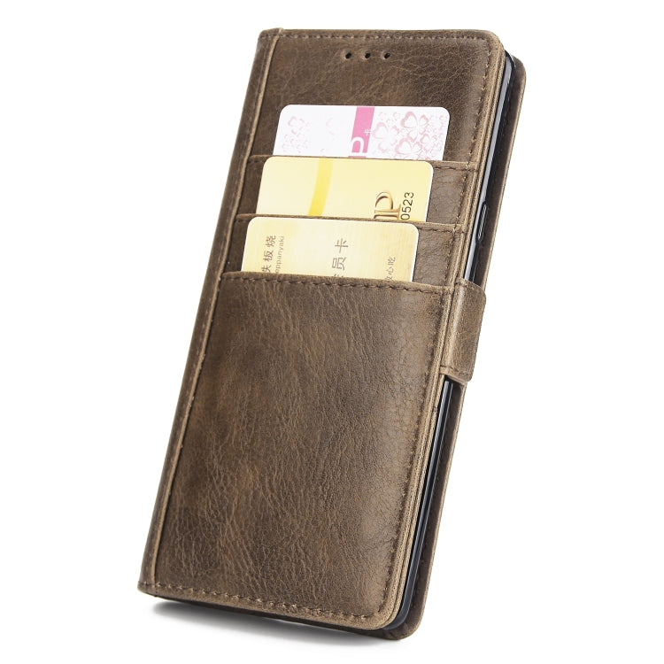 For Galaxy Note9 External Three Card Slots Leather Texture Horizontal Flip TPU + PU Case, with Card Slots & Holder & Wallet