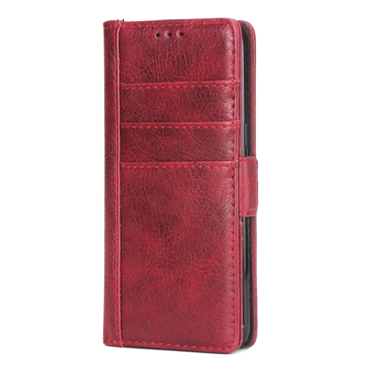 For Galaxy S8 External Three Card Slots Leather Texture Horizontal Flip TPU + PU Case, with Card Slots & Holder & Wallet
