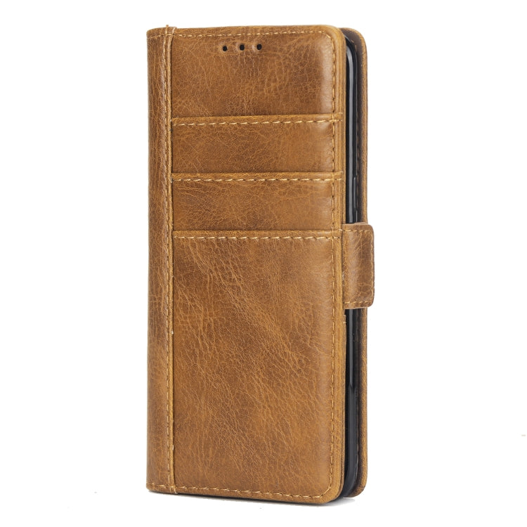For Galaxy S8 External Three Card Slots Leather Texture Horizontal Flip TPU + PU Case, with Card Slots & Holder & Wallet