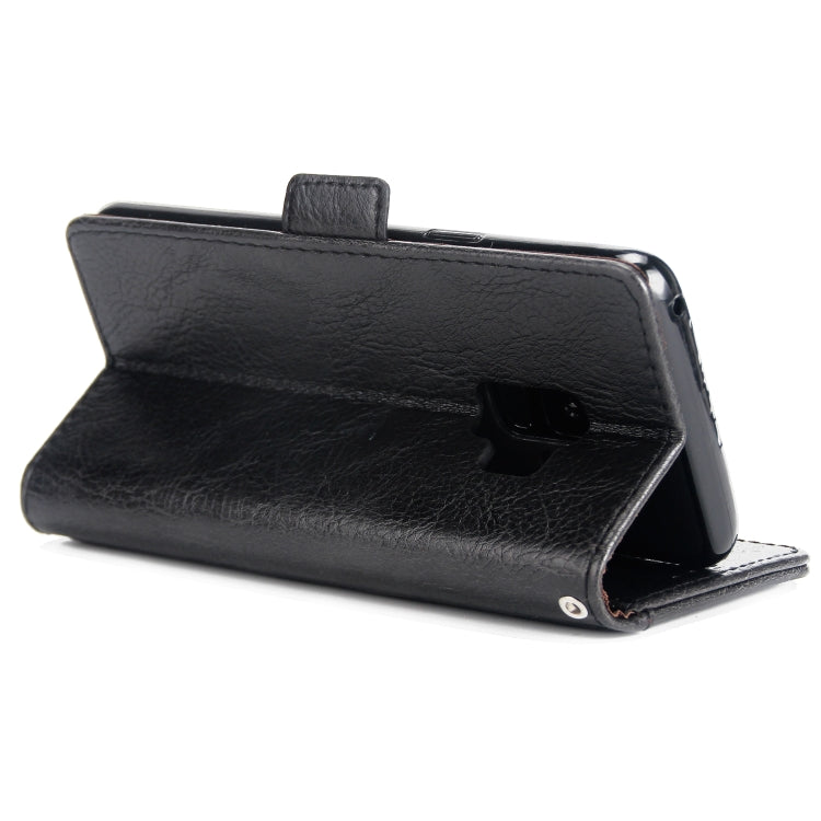 For Galaxy S9 External Three Card Slots Leather Texture Horizontal Flip TPU + PU Case, with Card Slots & Holder & Wallet