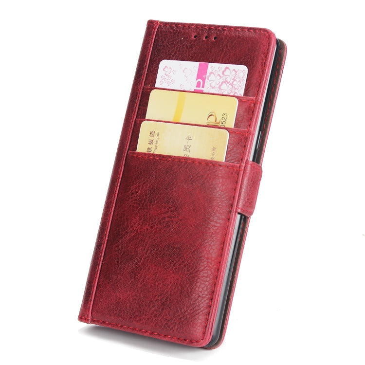 For Galaxy S9 External Three Card Slots Leather Texture Horizontal Flip TPU + PU Case, with Card Slots & Holder & Wallet