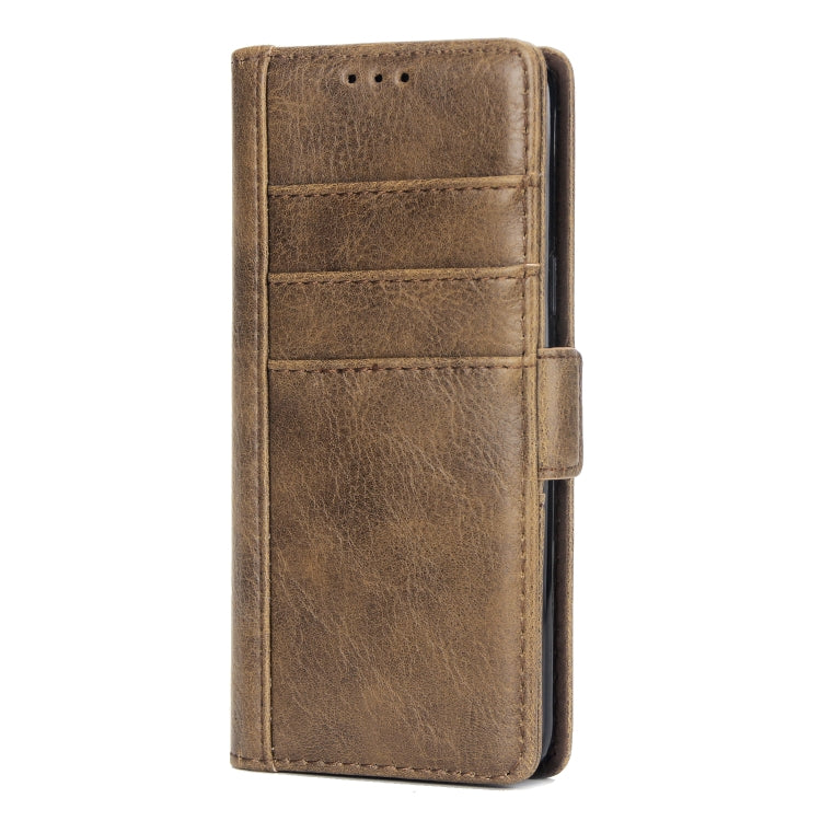 For Galaxy S9 External Three Card Slots Leather Texture Horizontal Flip TPU + PU Case, with Card Slots & Holder & Wallet