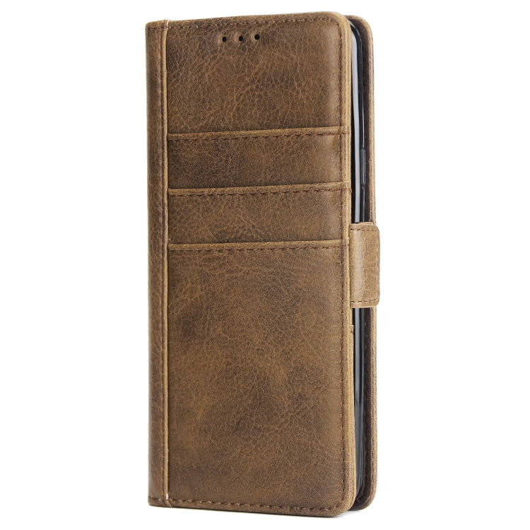 For Galaxy S9+ External Three Card Slots Leather Texture Horizontal Flip TPU + PU Case, with Card Slots & Holder & Wallet