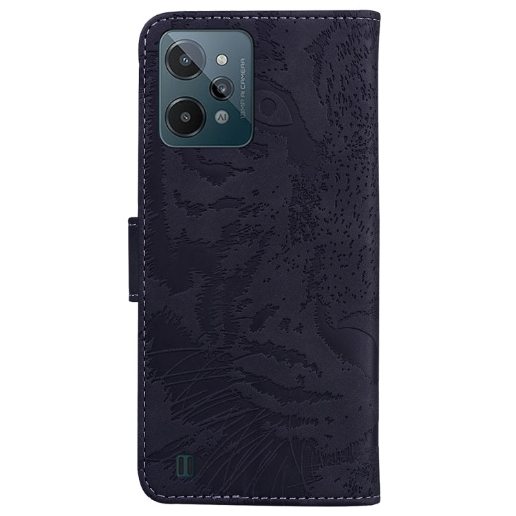 For OPPO Realme C31 Tiger Embossing Pattern Leather Phone Case