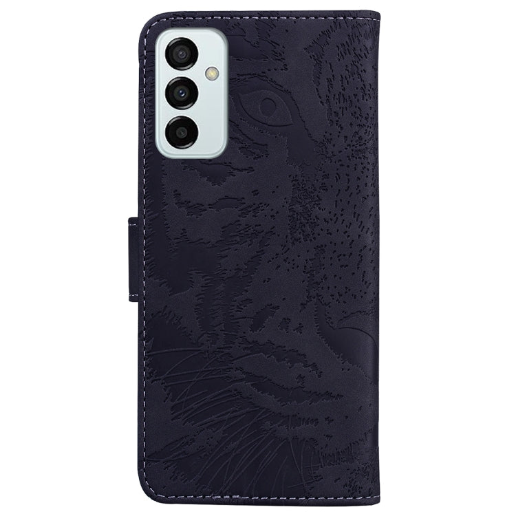 For Samsung Galaxy M23 / F23 Tiger Embossing Pattern Leather Phone Case