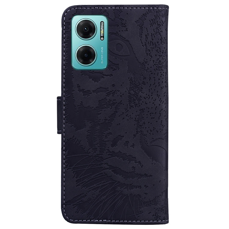 For Xiaomi Redmi Note 11E / Redmi 10 5G Tiger Embossing Pattern Leather Phone Case