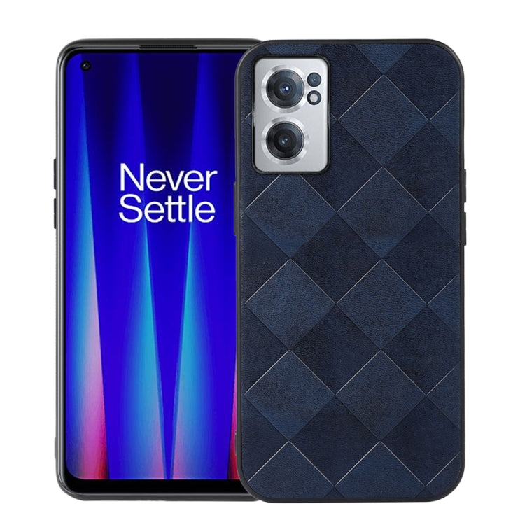 For OnePlus Nord CE 2 5G Weave Plaid PU Phone Case