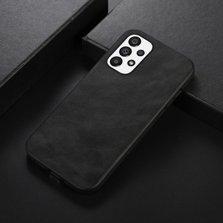 For Samsung Galaxy A53 5G Cowhide Texture PU Phone Case
