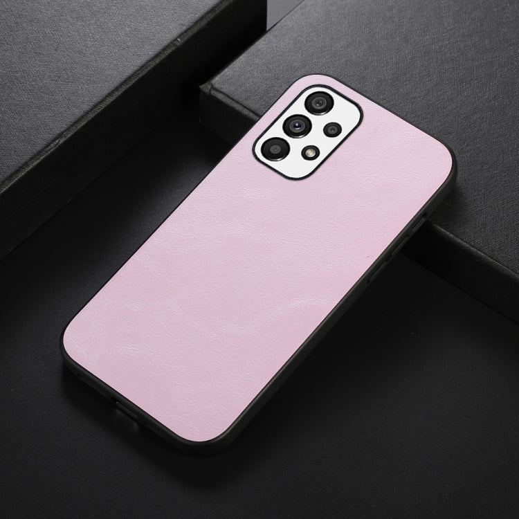 For Samsung Galaxy A53 5G Cowhide Texture PU Phone Case