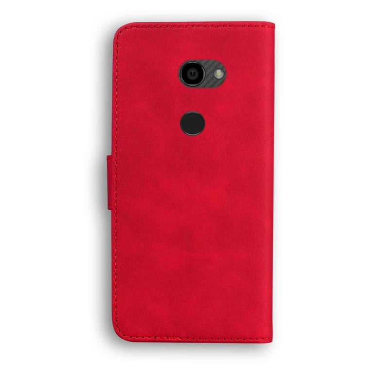 For Sharp Aquos Zero Skin Feel Pure Color Leather Phone Case