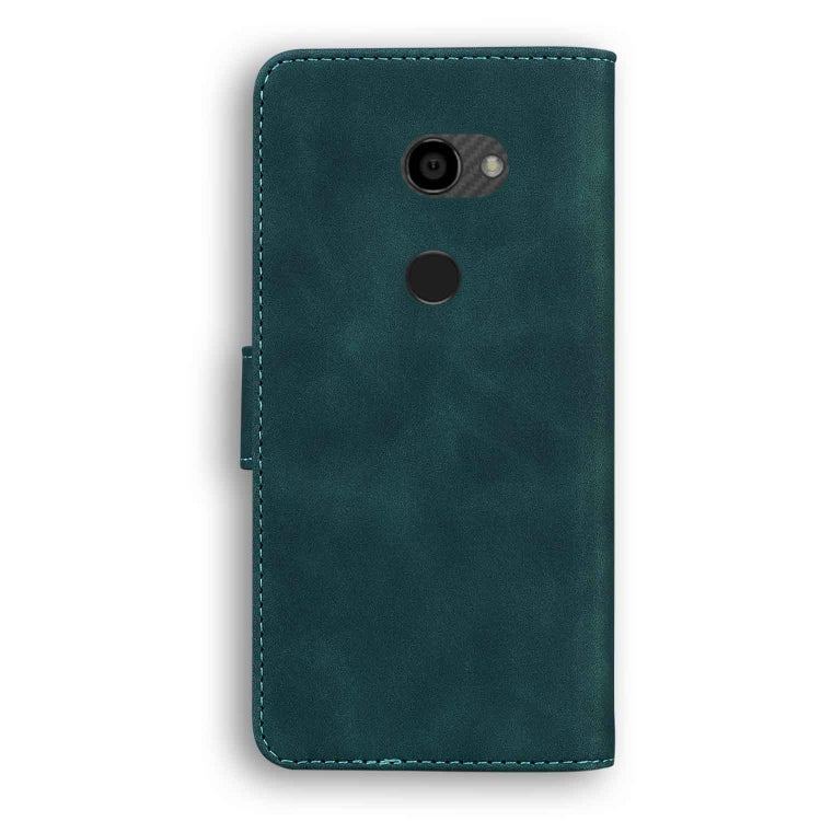 For Sharp Aquos Zero Skin Feel Pure Color Leather Phone Case