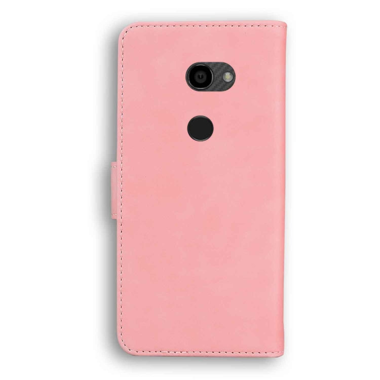 For Sharp Aquos Zero Skin Feel Pure Color Leather Phone Case