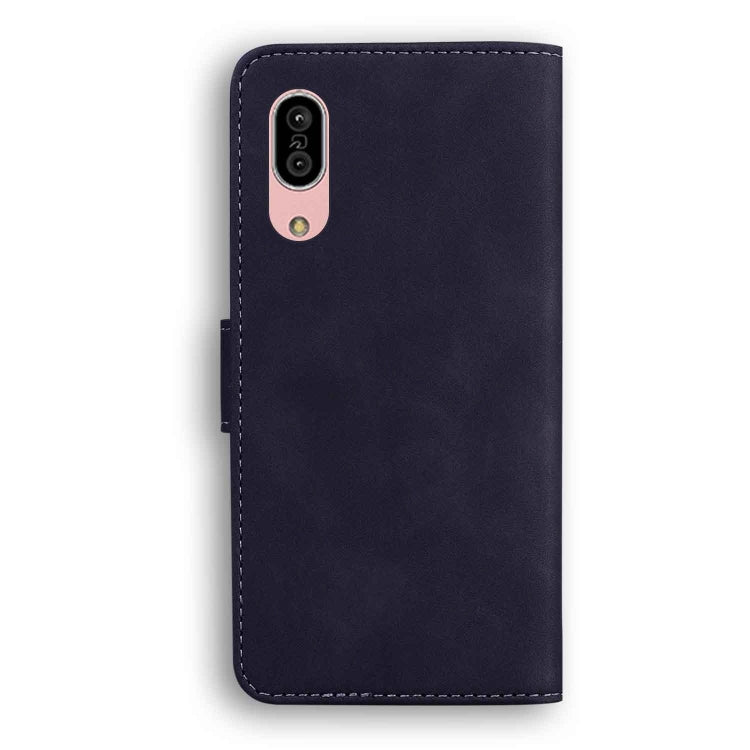 For Sharp Aquos Sense 3 / Sense3 Lite / Sense3 Basic & SHV45 Skin Feel Pure Color Leather Phone Case