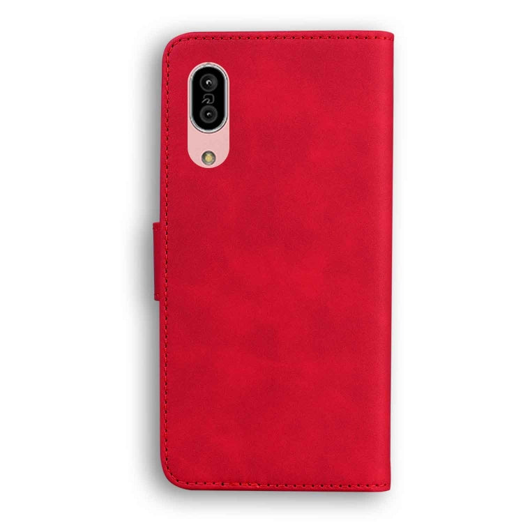 For Sharp Aquos Sense 3 / Sense3 Lite / Sense3 Basic & SHV45 Skin Feel Pure Color Leather Phone Case
