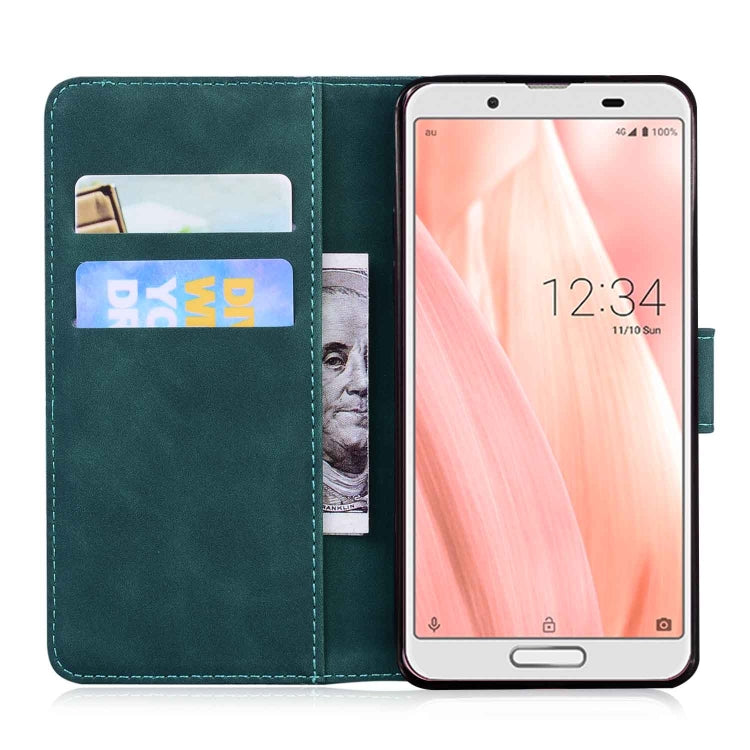 For Sharp Aquos Sense 3 / Sense3 Lite / Sense3 Basic & SHV45 Skin Feel Pure Color Leather Phone Case