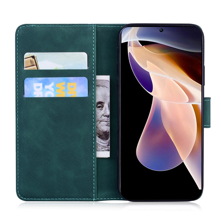 For Xiaomi Redmi Note 11 Pro / Note 11 Pro+ 5G Skin Feel Pure Color Flip Leather Phone Case