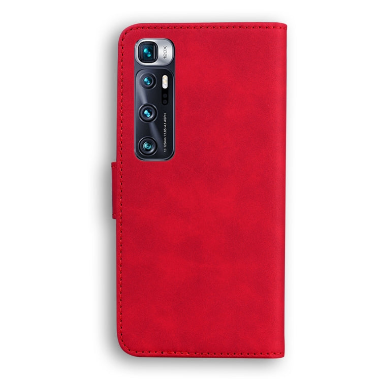 For Xiaomi Mi 10 Ultra Skin Feel Pure Color Flip Leather Phone Case