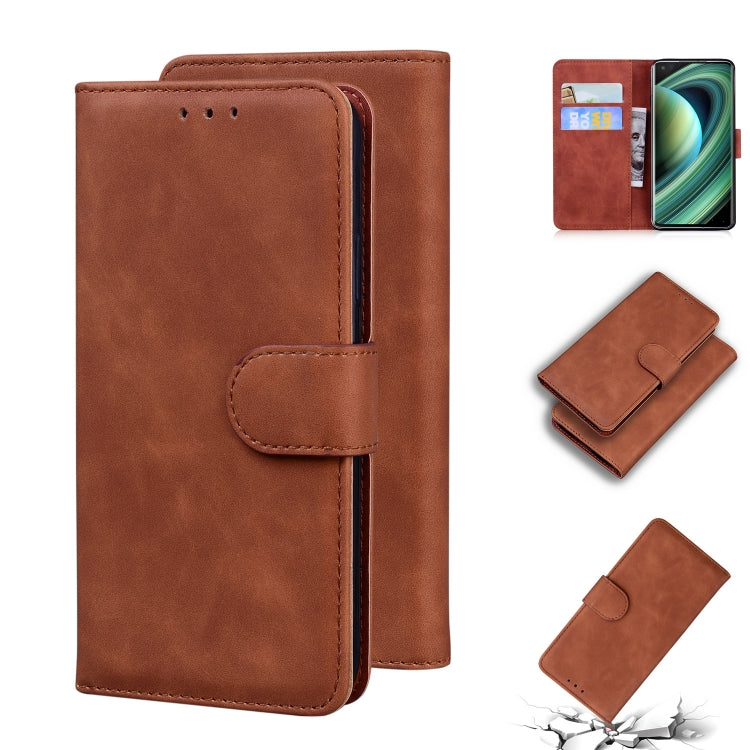 For Xiaomi Mi 10 Ultra Skin Feel Pure Color Flip Leather Phone Case