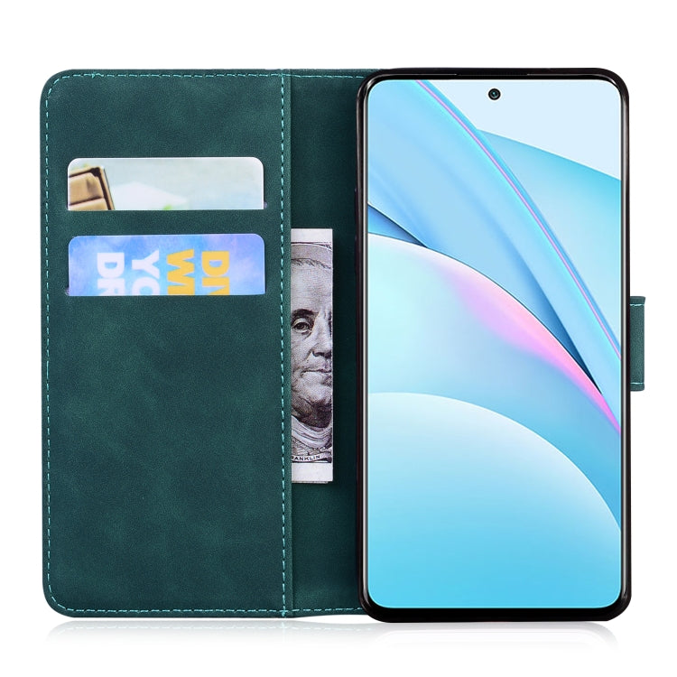 For Xiaomi Mi 10T Lite 5G Skin Feel Pure Color Flip Leather Phone Case