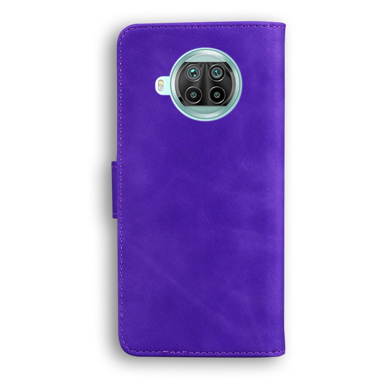 For Xiaomi Mi 10T Lite 5G Skin Feel Pure Color Flip Leather Phone Case