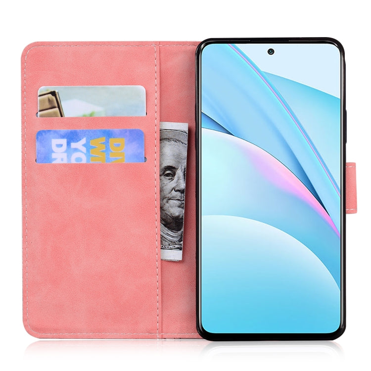 For Xiaomi Mi 10T Lite 5G Skin Feel Pure Color Flip Leather Phone Case