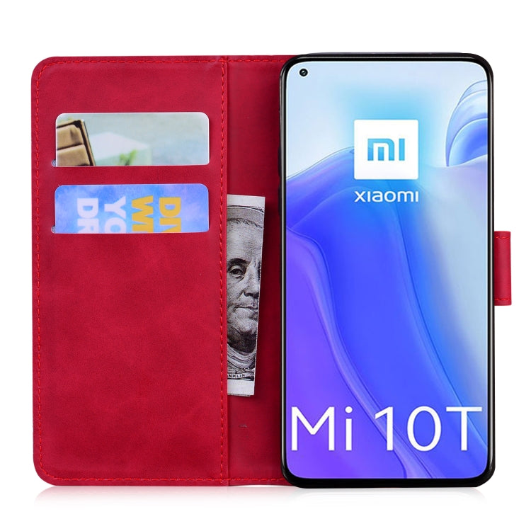 For Xiaomi Mi 10T Pro 5G / 10T 5G Skin Feel Pure Color Flip Leather Phone Case