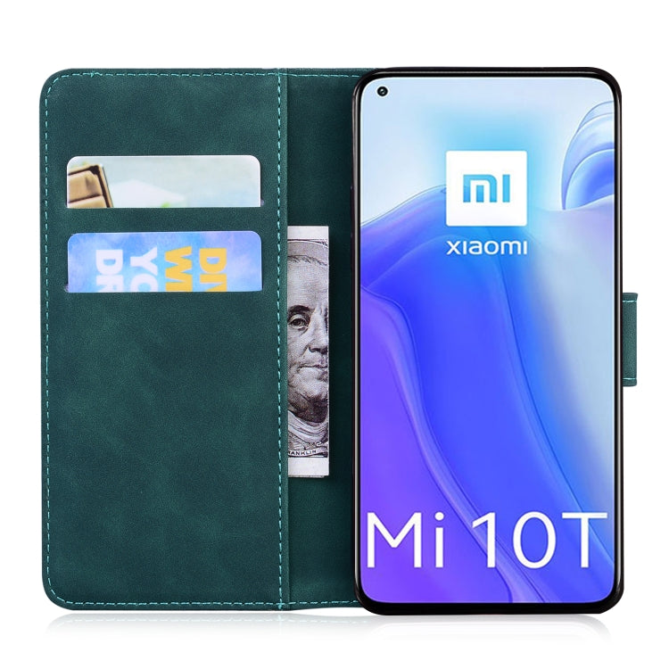 For Xiaomi Mi 10T Pro 5G / 10T 5G Skin Feel Pure Color Flip Leather Phone Case
