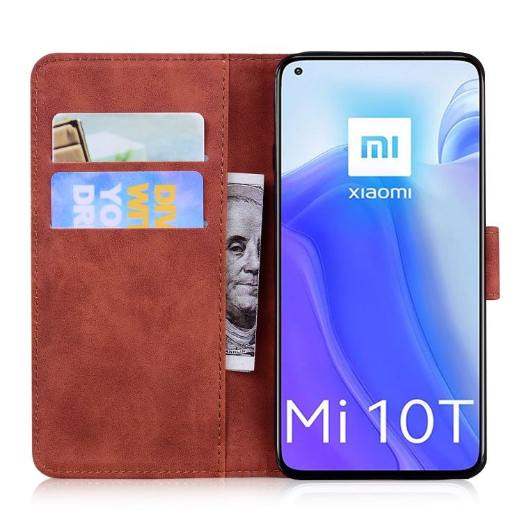 For Xiaomi Mi 10T Pro 5G / 10T 5G Skin Feel Pure Color Flip Leather Phone Case
