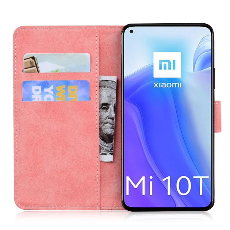 For Xiaomi Mi 10T Pro 5G / 10T 5G Skin Feel Pure Color Flip Leather Phone Case