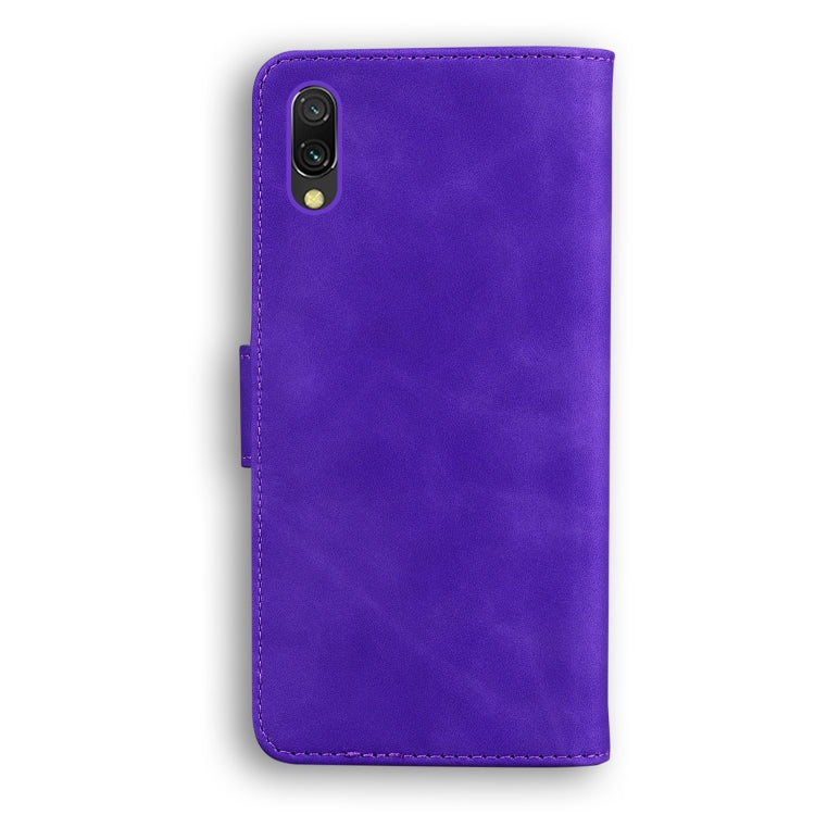 For Xiaomi Redmi 7 / Y3 India Skin Feel Pure Color Flip Leather Phone Case
