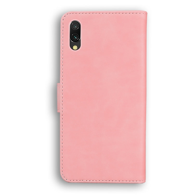For Xiaomi Redmi 7 / Y3 India Skin Feel Pure Color Flip Leather Phone Case