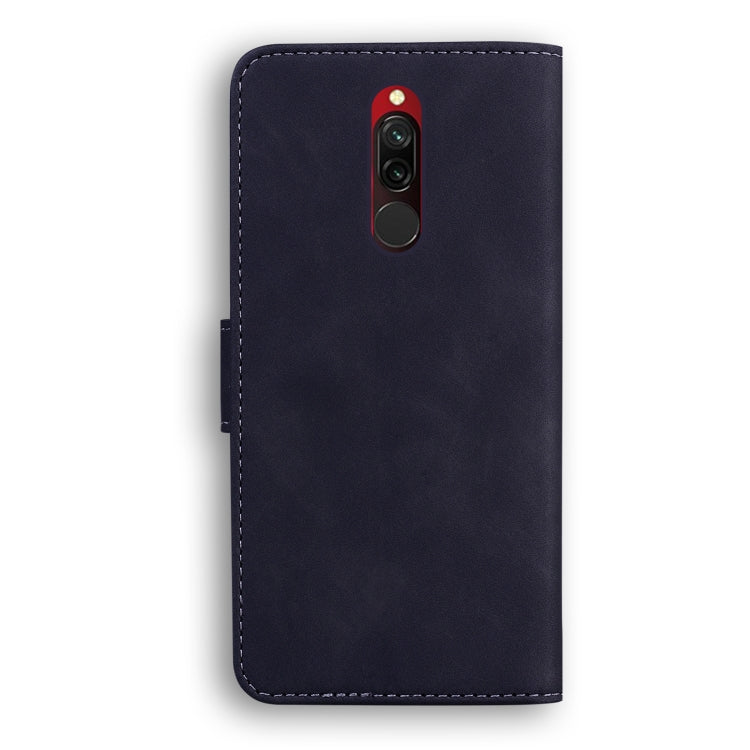 For Xiaomi Redmi 8 Skin Feel Pure Color Flip Leather Phone Case
