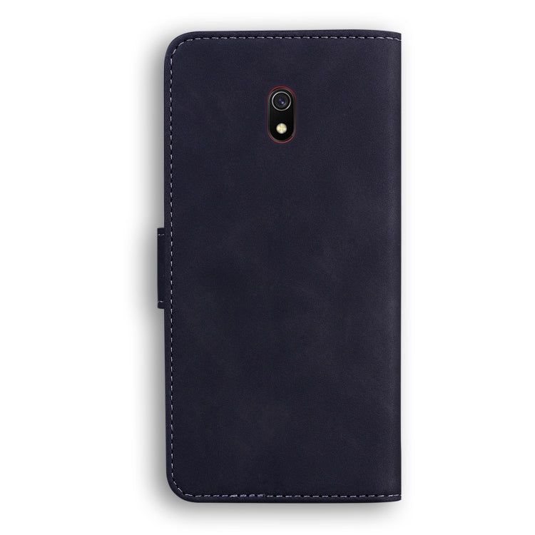 For Xiaomi Redmi 8A Skin Feel Pure Color Flip Leather Phone Case
