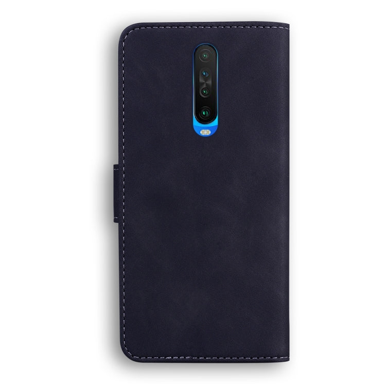 For Xiaomi Redmi K30 Skin Feel Pure Color Flip Leather Phone Case