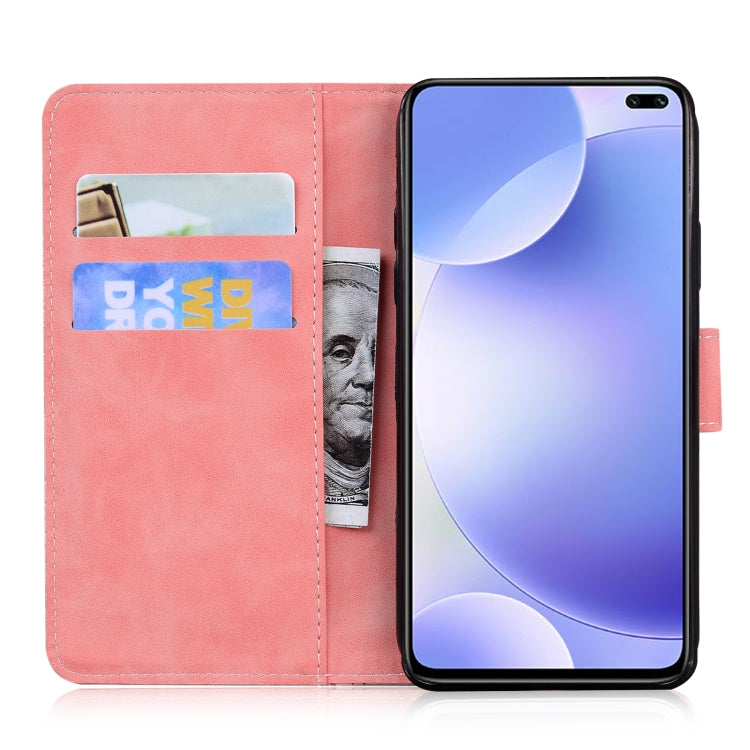 For Xiaomi Redmi K30 Skin Feel Pure Color Flip Leather Phone Case