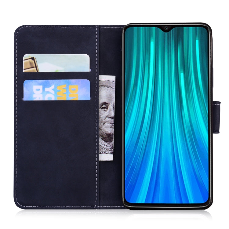 For Xiaomi Redmi Note 8 Pro Skin Feel Pure Color Flip Leather Phone Case