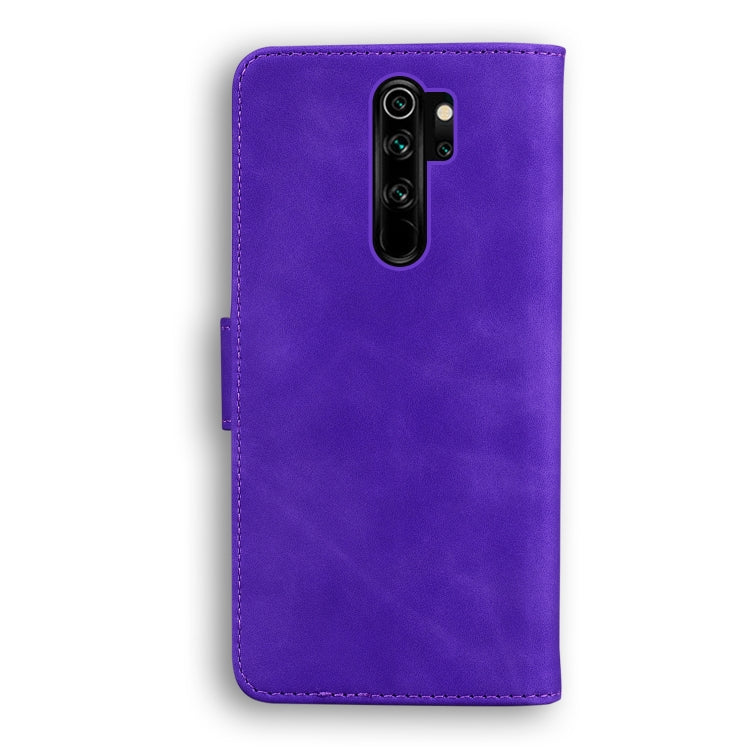 For Xiaomi Redmi Note 8 Pro Skin Feel Pure Color Flip Leather Phone Case
