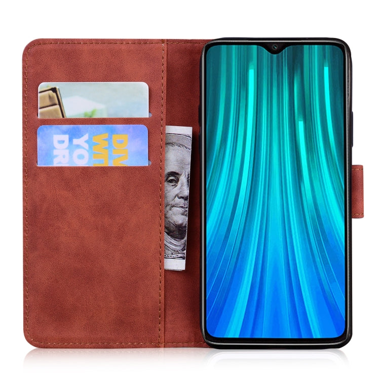 For Xiaomi Redmi Note 8 Pro Skin Feel Pure Color Flip Leather Phone Case
