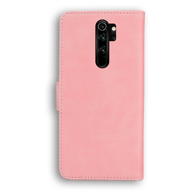 For Xiaomi Redmi Note 8 Pro Skin Feel Pure Color Flip Leather Phone Case