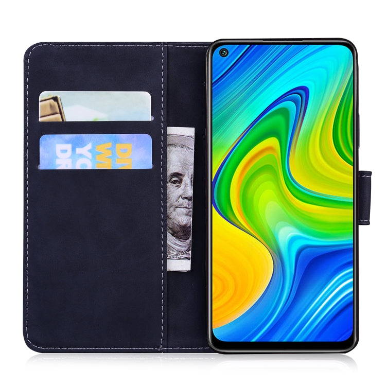 For Xiaomi Redmi Note 9 / 10X 4G Skin Feel Pure Color Flip Leather Phone Case