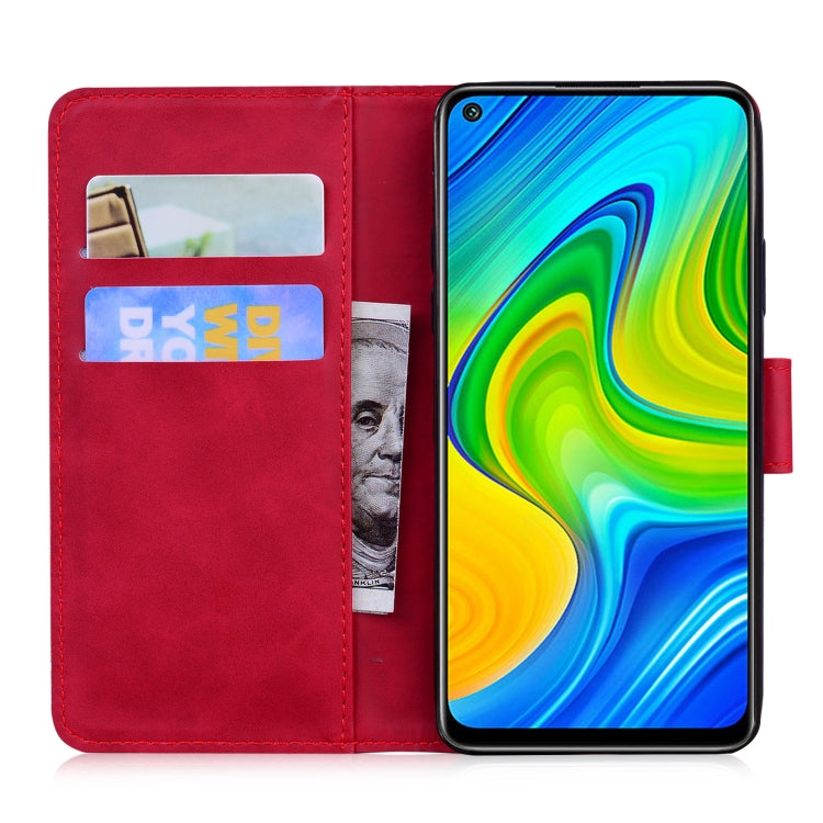 For Xiaomi Redmi Note 9 / 10X 4G Skin Feel Pure Color Flip Leather Phone Case