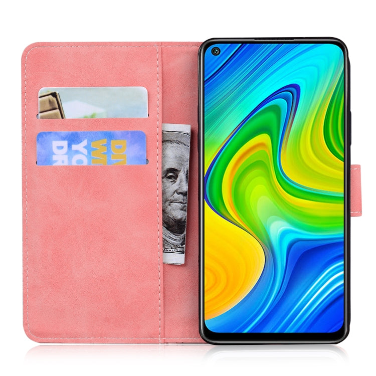 For Xiaomi Redmi Note 9 / 10X 4G Skin Feel Pure Color Flip Leather Phone Case